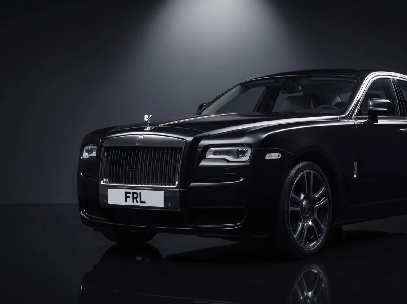 Rolls-Royce Ghost, three-quarter view, studio