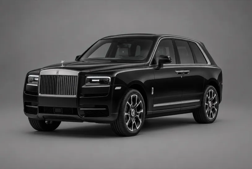 Rolls-Royce Cullinan Presidential, front three-quarter studio view