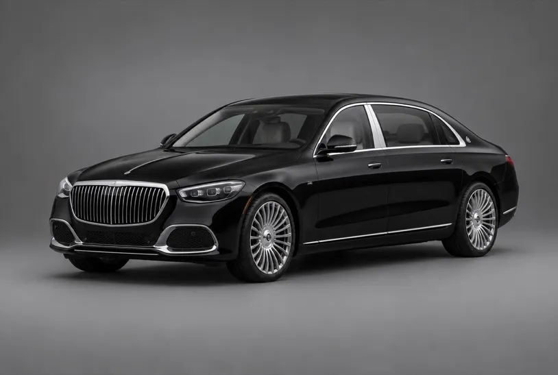 Mercedes-Maybach S 680, front three-quarter studio view
