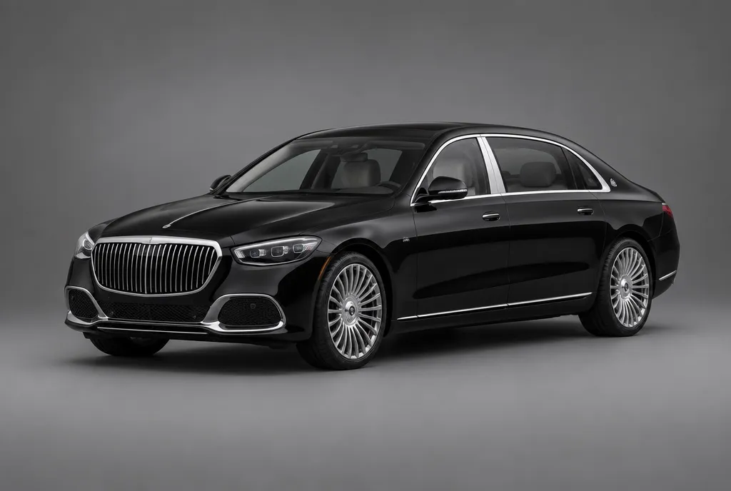 Mercedes-Maybach S 680, front three-quarter studio view