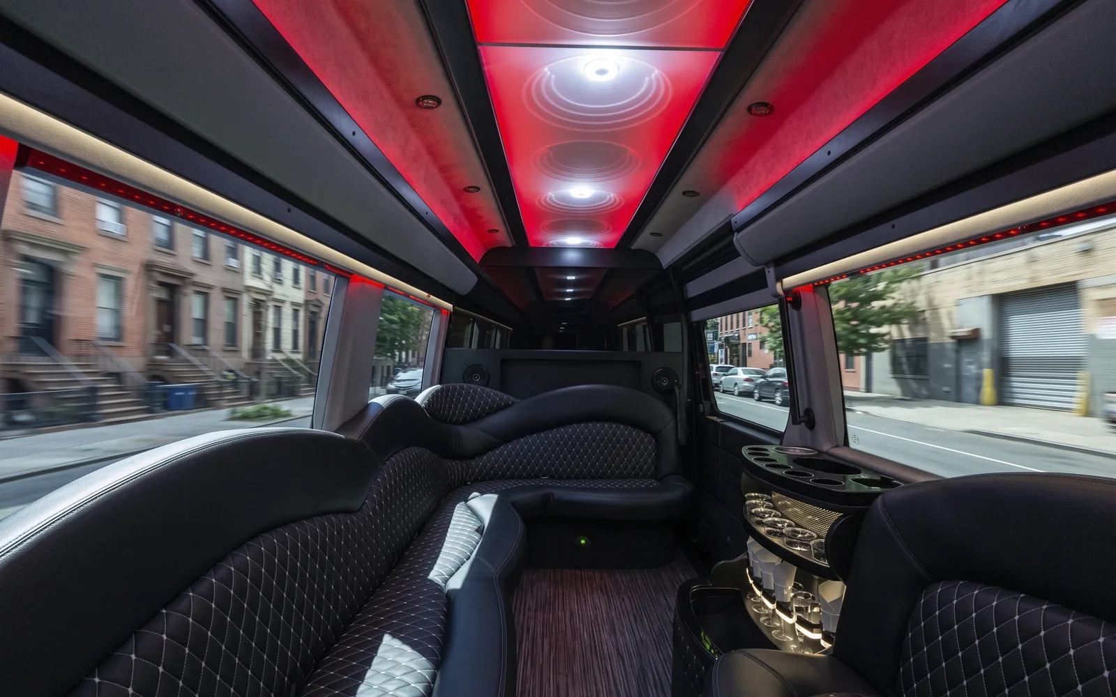 Mercedes-Benz Sprinter Limo interior overview