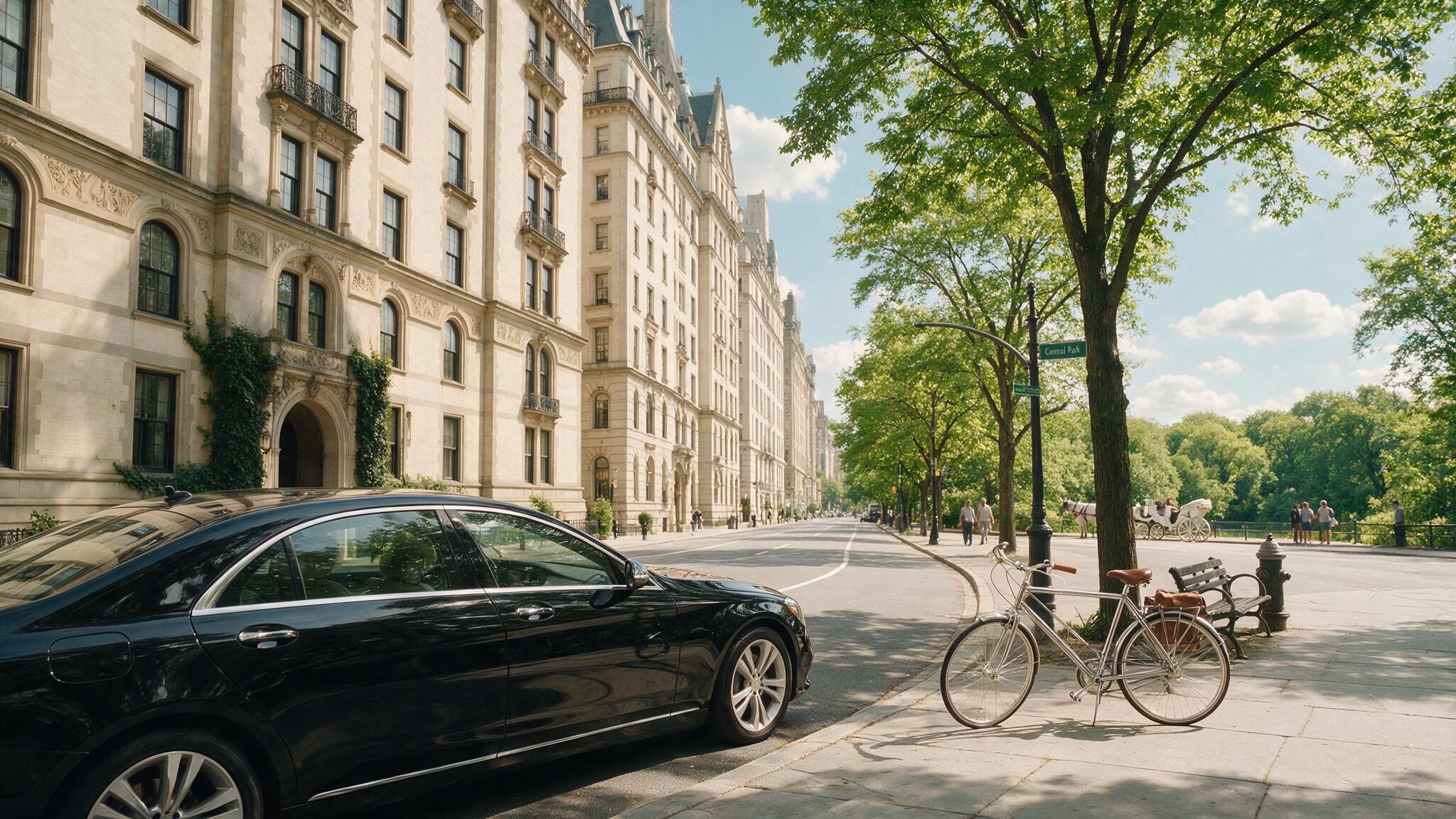 New York, bright daylight, Fifth Avenue, luxury